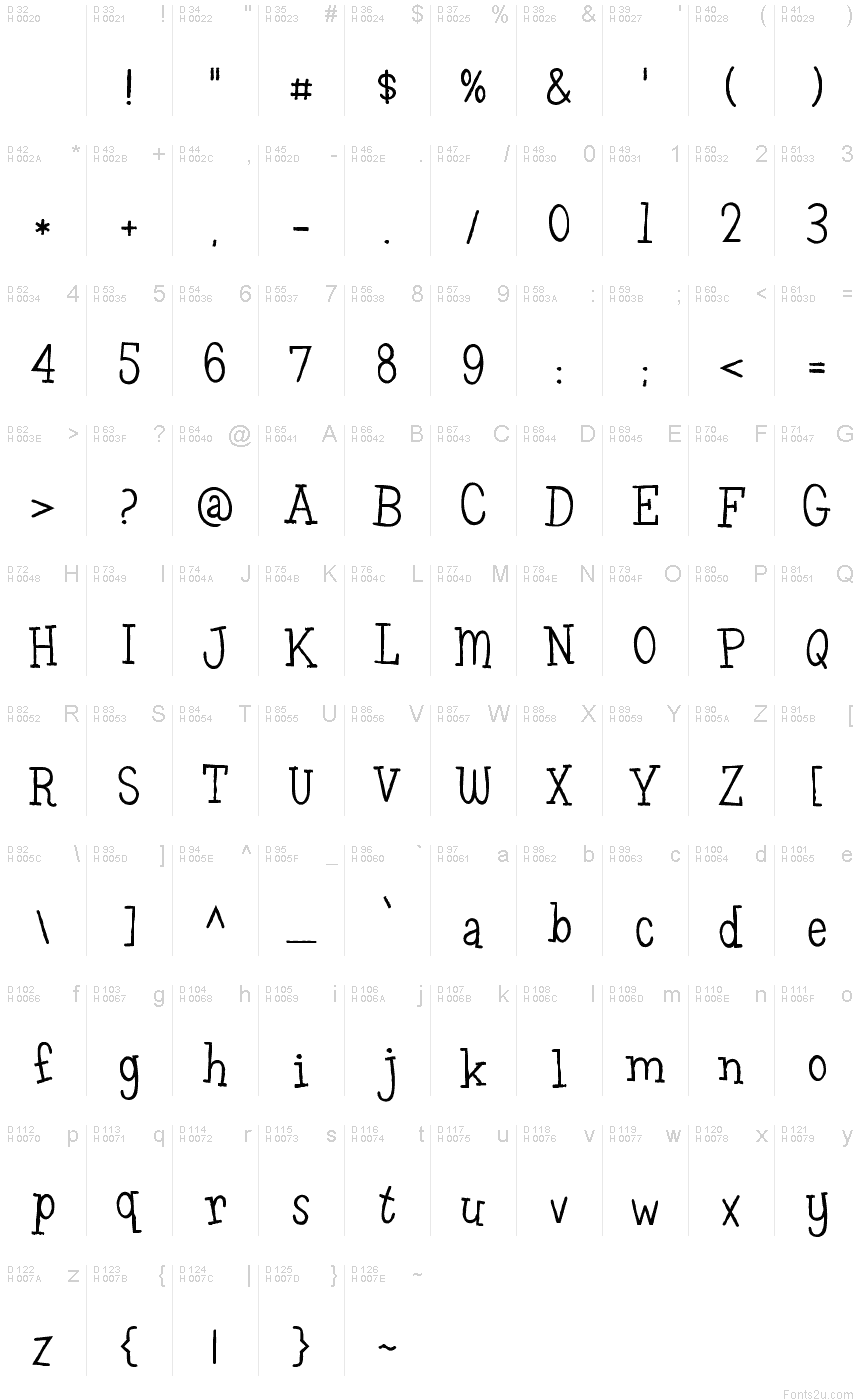 transtype fonts