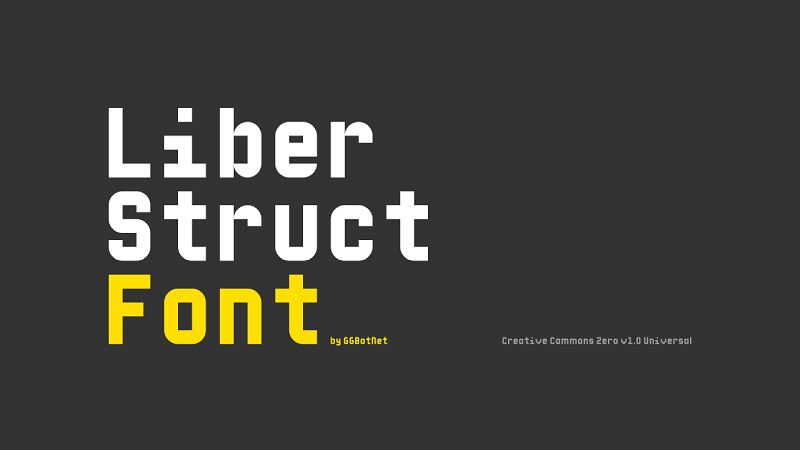 Liber Struct Czcionka