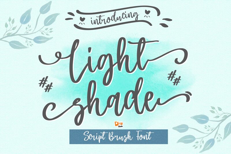Light Shade Schriftart