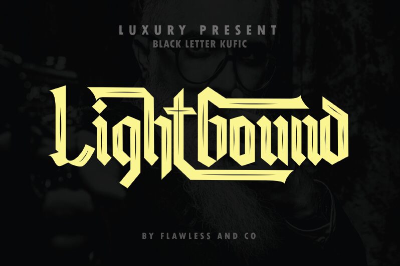 Lightbound Regular — Prezentace písma