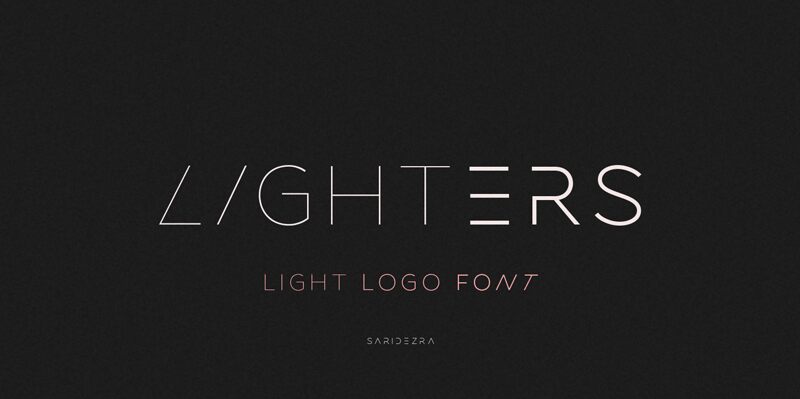 Lighters Schriftart