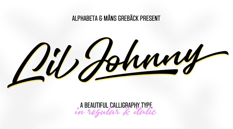 Lil Johnny フォント