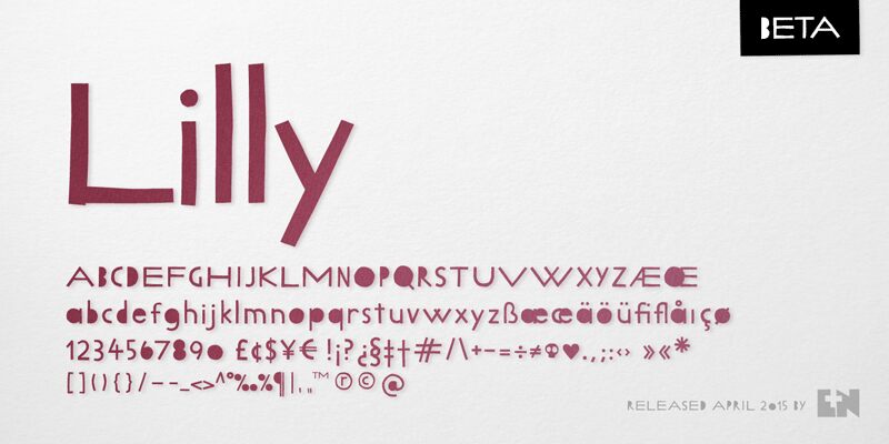 Lilly Schriftart