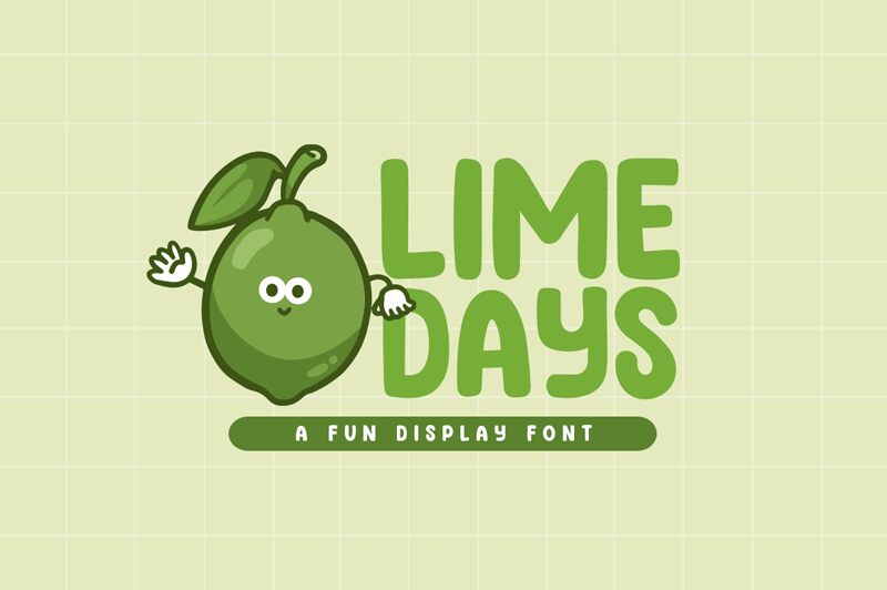Lime Days Шрифт