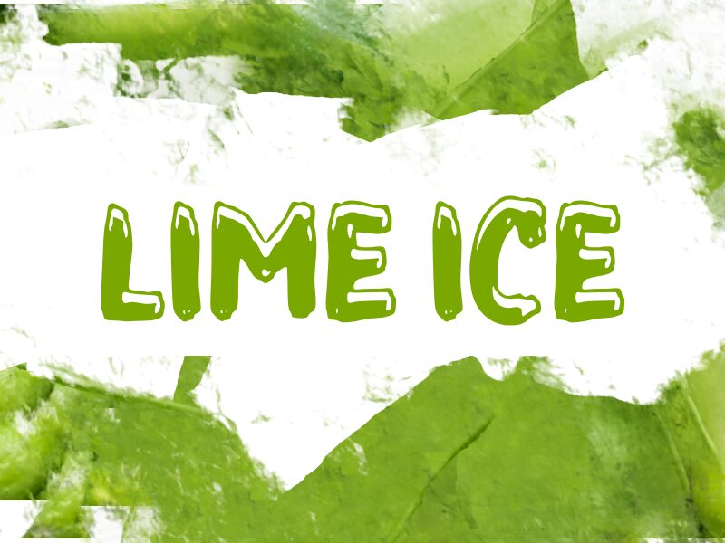Présentation et spécimen de la police LIME ICE