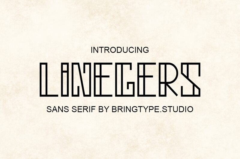 linegers Schriftart