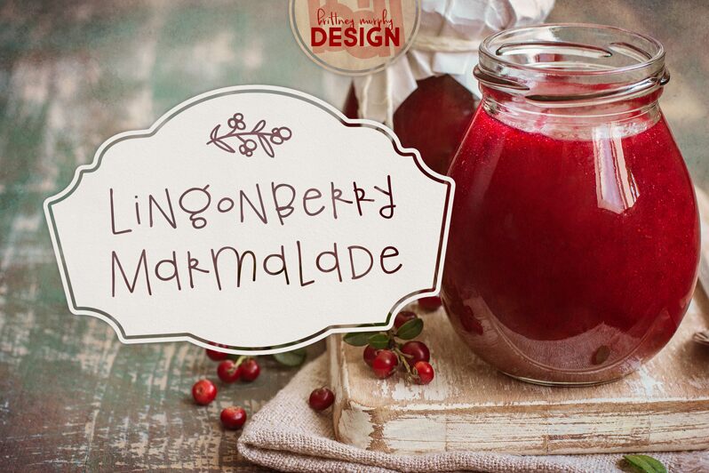 Lingonberry Marmalade 字体