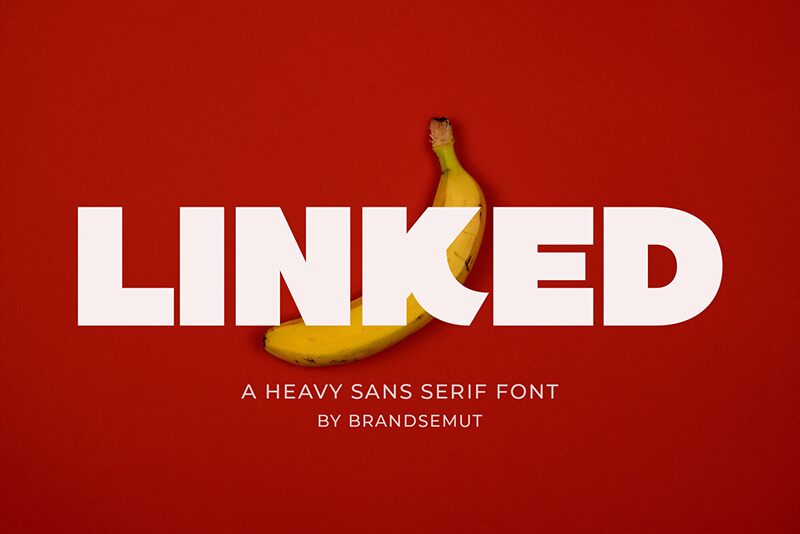 Linked Schriftart