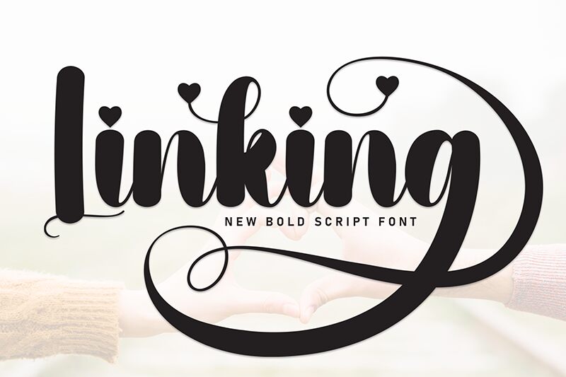 Linking Schriftart