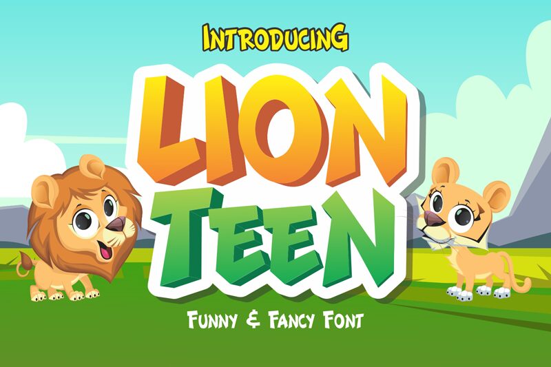 LIONTEEN Font