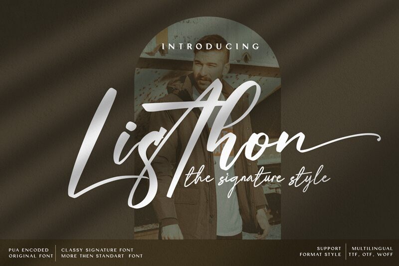 Listhon Schriftart