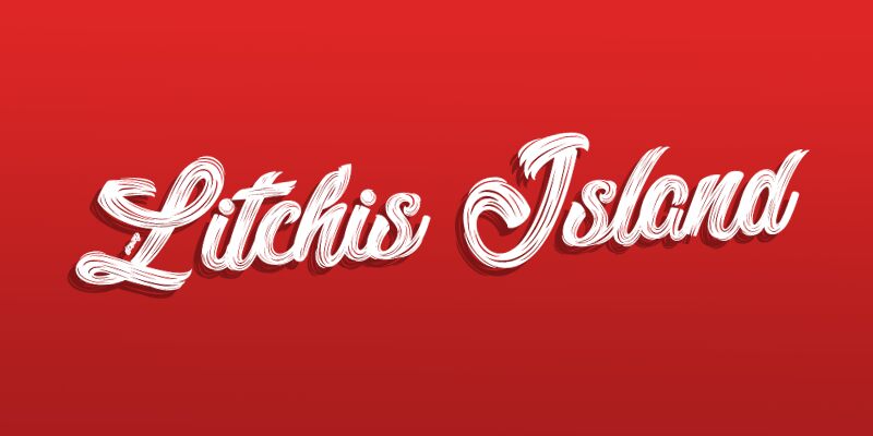 Litchis Island Schriftart