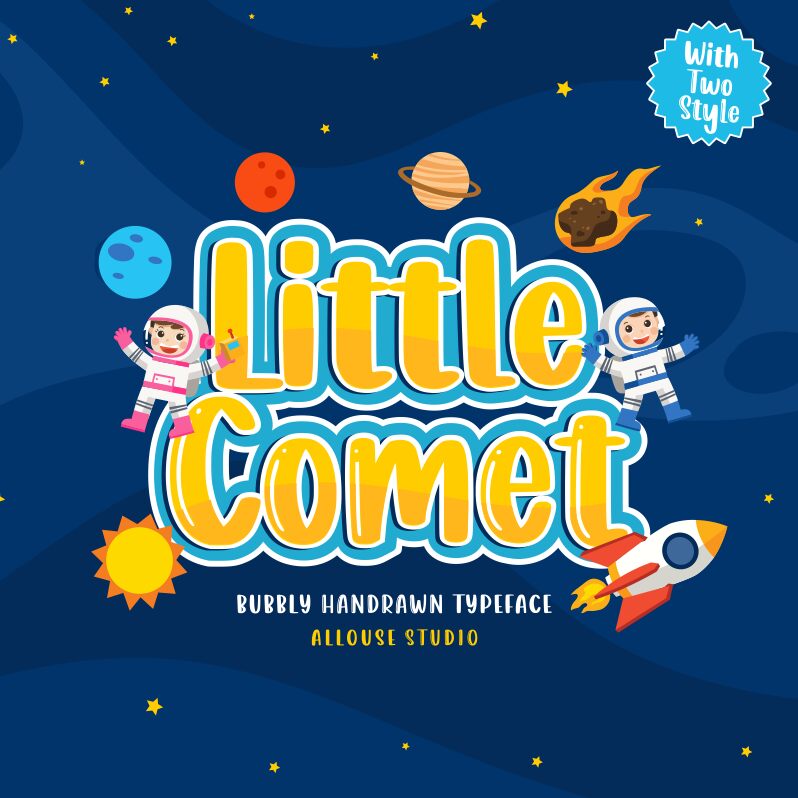 Little Comet Schriftart