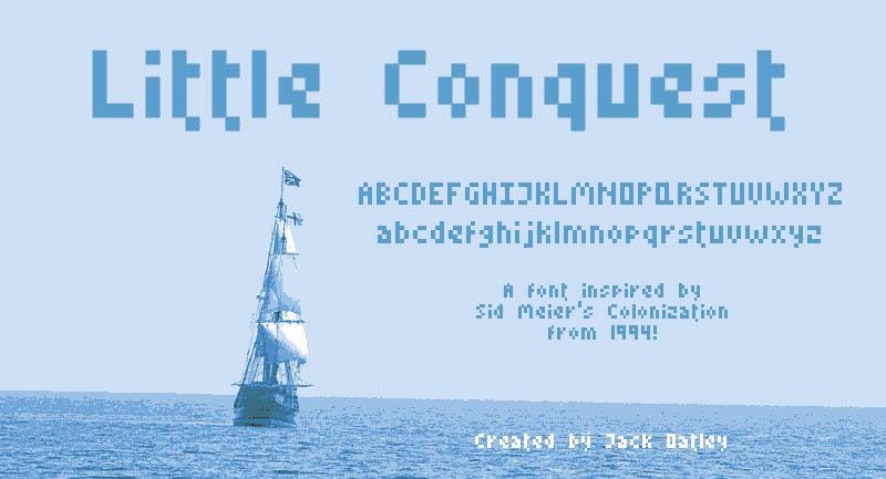 Little Conquest Czcionka