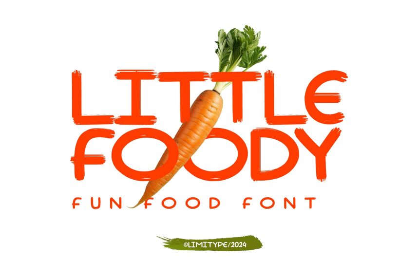 LITTLE FOODY Schriftart