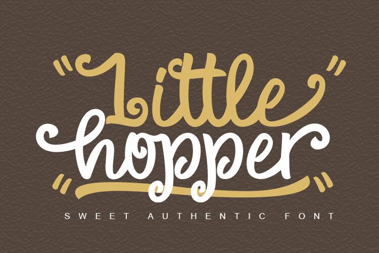 Little Hopper Schriftart