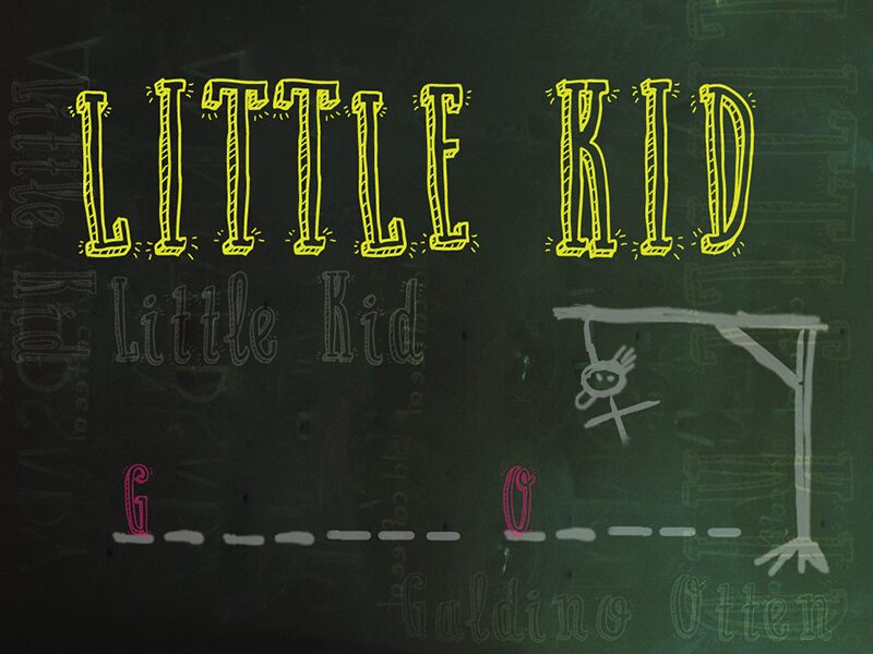 Little Kid Schriftart