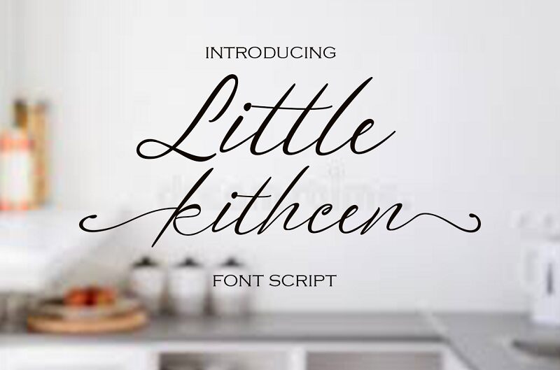 Little Kitchen Schriftart