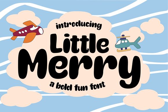 LittleMerry Schriftart