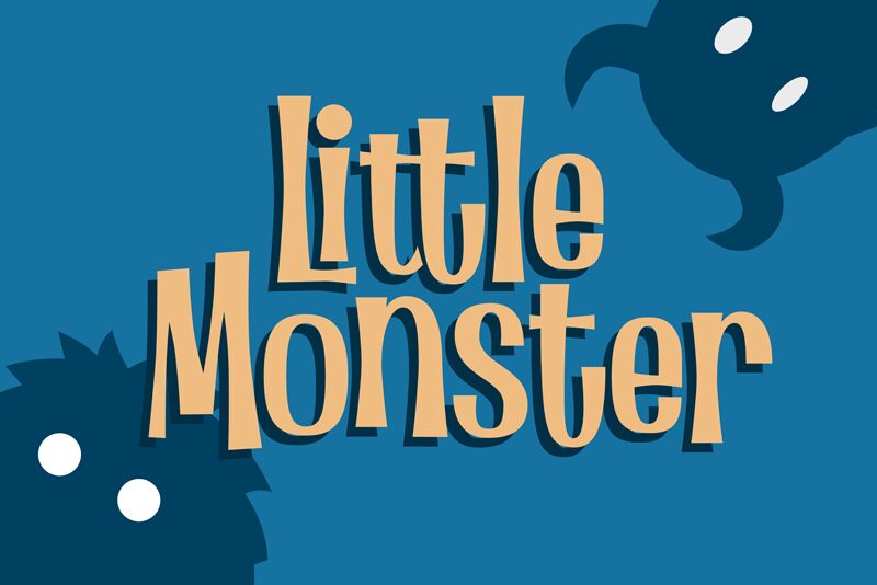 Little Monster Schriftart