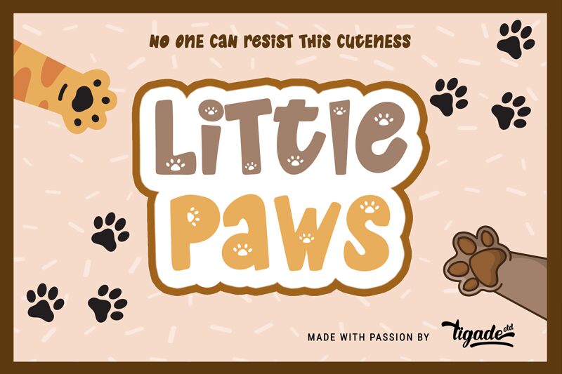 Little Paws Schriftart