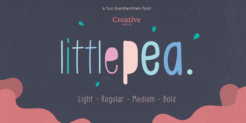 Little Pea Schriftart
