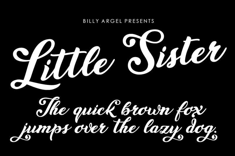 Little Sister Schriftart