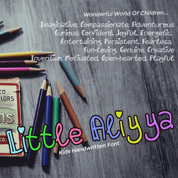 LittleAliyya Schriftart