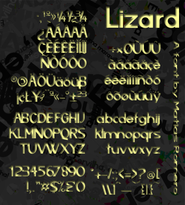 Lizard 字体