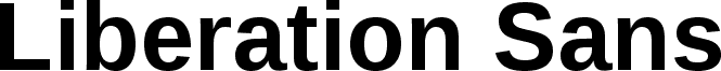Liberation Sans Bold