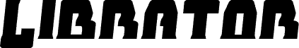 Librator Semi-Italic písmo