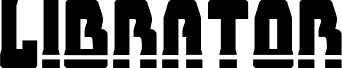 Librator Stripe Condensed písmo