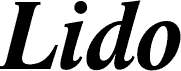 Lido STF CE Bold Italic