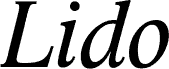 Lido STF CE Italic