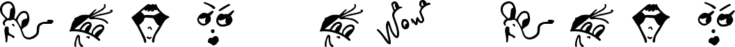 Preview of the Life is life font