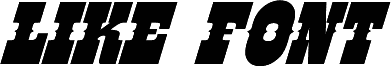 LIKE-PERSONAL 字体预览