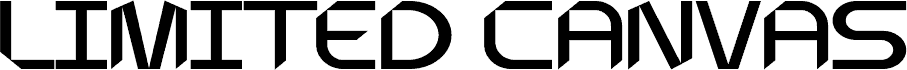LIMITED CANVAS DEMO Regular font