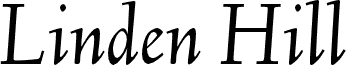 Linden Hill Italic