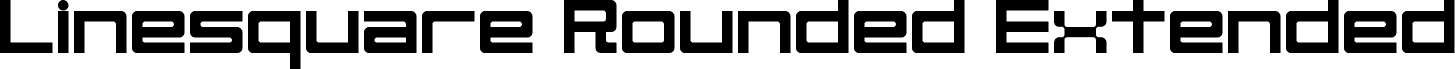 Linesquare Rounded Extended Regular