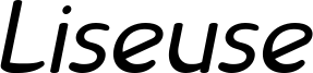 Liseuse Italic