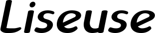 Liseuse SemiBold Italic