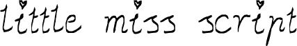 little miss script