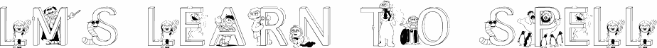 Preview of the LMS Learn To Spell font