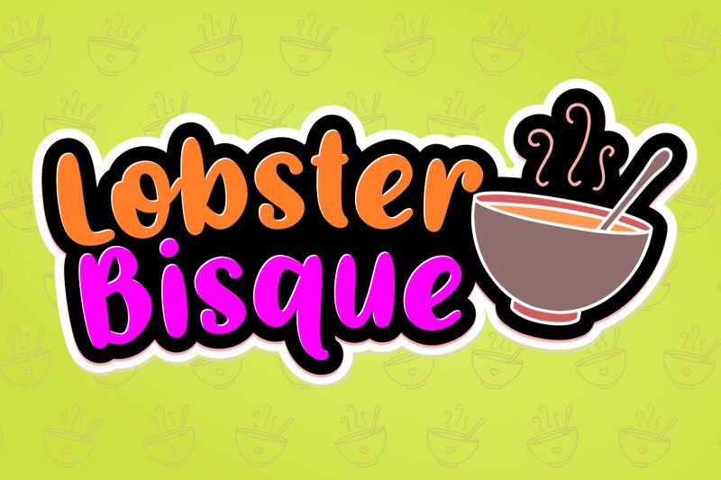 Lobster Bisque Schriftart