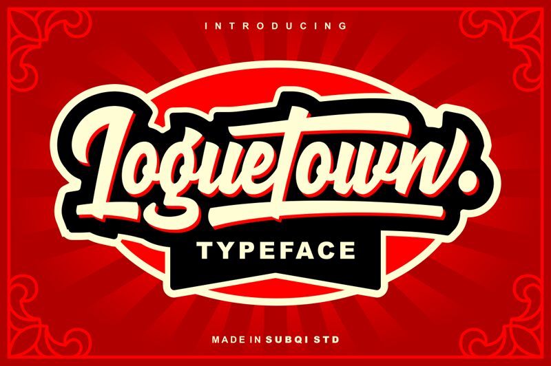 Loguetown Schriftart