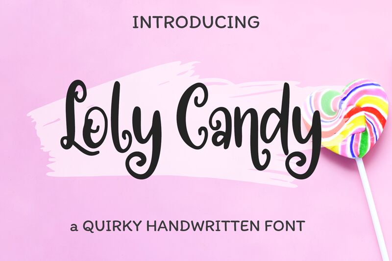 Loly Candy Czcionka