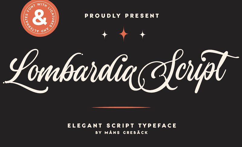 Lombardia Script Schriftart