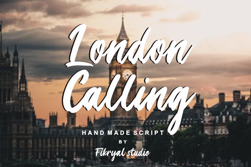 London Calling Czcionka