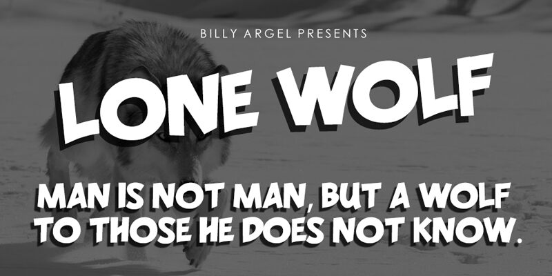 LONE WOLF Schriftart