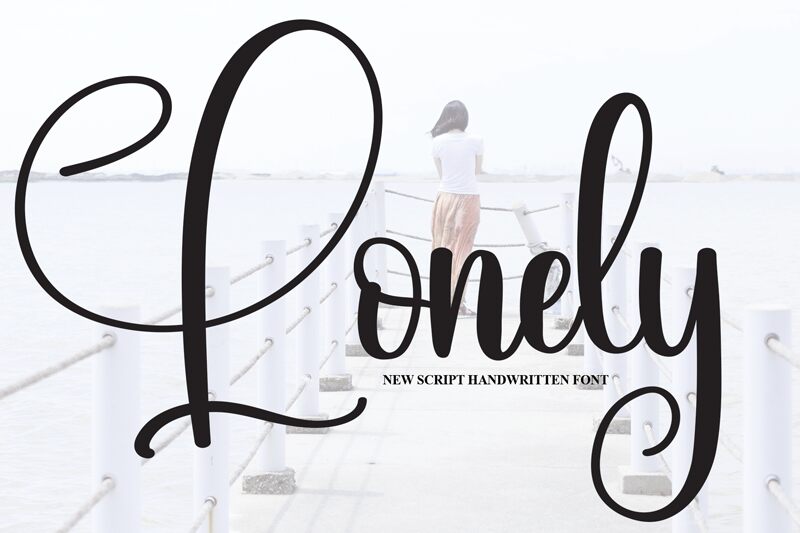 Lonely フォント